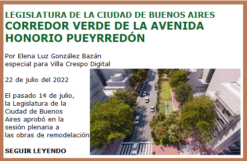 CORREDOR HONORIO PUEYRREDON